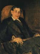 Edouard Manet Portrait of Albert Wolff oil painting artist